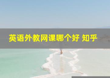 英语外教网课哪个好 知乎